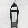 Tall Black Metal Lantern