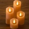 Taupe LED Candle Set – 4 Piece