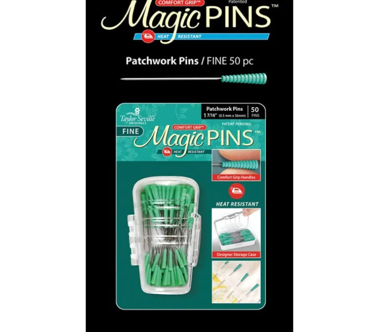 Taylor Seville Magic Pins Fine Patchwork – 50 count. #217221