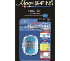 Taylor Seville Magic Pins Flat Head Extra Fine 0.5mm – 50 Count. #219942