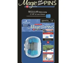 Taylor Seville Magic Pins Flat Head Regular 0.7mm – 50 Count. #219904