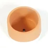 Terra Cotta and White Cement Pot