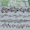 The Crafters Workshop Stencil – Fanciful Borders