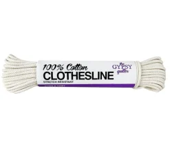 The Gypsy Quilter 100% Cotton Clothesline, 3/16-inch by 100 feet. TGQ136