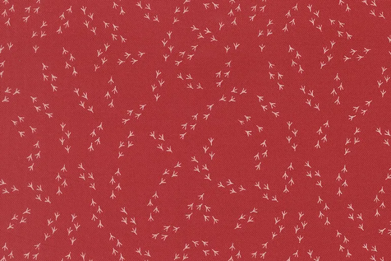 The Henhouse Chicken Feet Iron Cloud on Barn Red