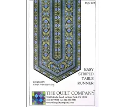 The Quilt Company Pattern – Easy Striped Table Runner