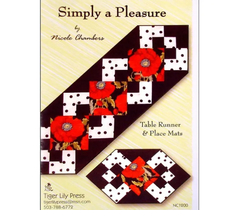 Tiger Lily Press Pattern – Simply A Pleasure