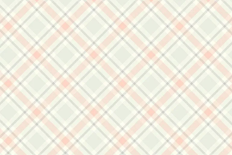 Til the Cows Come Home Pink and Gray Tartan