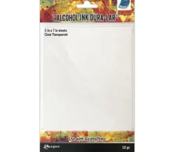 Tim Holtz Alcohol Ink Dura-Lar – Transparent – 5×7