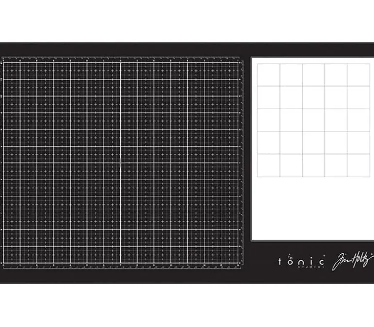 Tim Holtz Glass Studio Mat – White