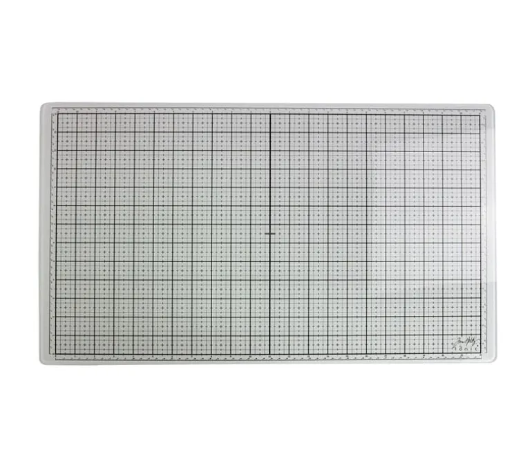 Tim Holtz Glass Studio Mat – White