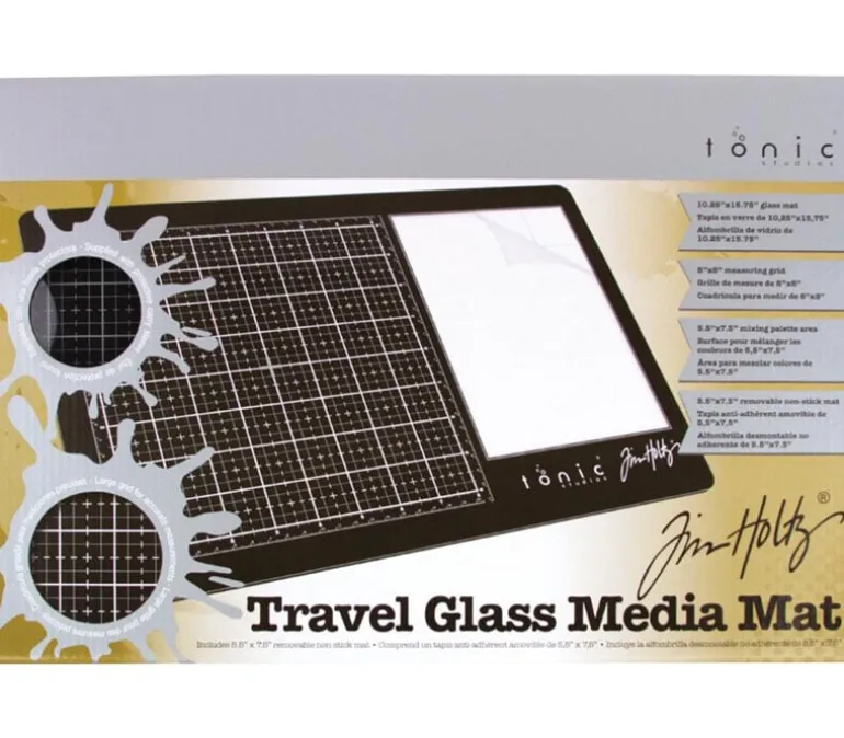 Tim Holtz Glass Studio Mat – White