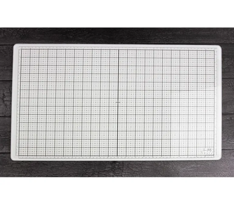 Tim Holtz Glass Studio Mat – White