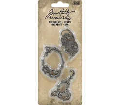 Tim Holtz Idea-ology Metal Adornments – 3 Piece