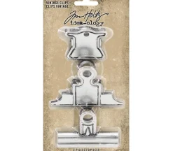 Tim Holtz Idea-ology Vintage Clips – 3 Piece