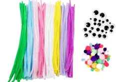Tinsel Stems – 6mm 12″ – 25pc. – Red