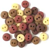 Tiny Buttons Natural Round #TB1567