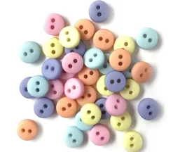 Tiny Buttons Pastel Colors #TB1348