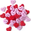 Tiny Buttons Valentine Hearts #TB1827
