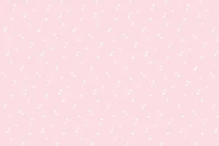 Tiny Pink Blossom Tossed on White