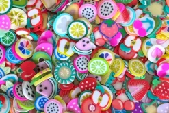 Tiny Treasures Rainbow Star Clay Pieces