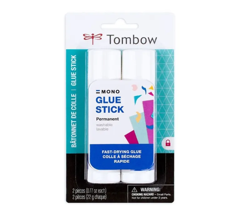 Tombow Mono Glue Stick – Medium – 2 Piece