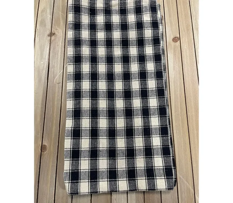 Towel – House Check Black Tea Dye