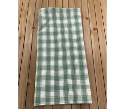 Towel – House Check Red – Tea Dye