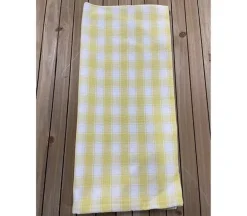 Towel – Ticking Stripe Red White