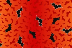 Transylvania Glow in the Dark Black Bats on Black Ombre