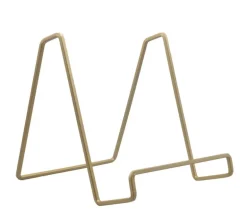 Tripar Mahogany Wire Stand – 6-inch – Gold Square