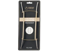 Tripar Plate Wire Hanger – 14-inch to 20-inch – Brass