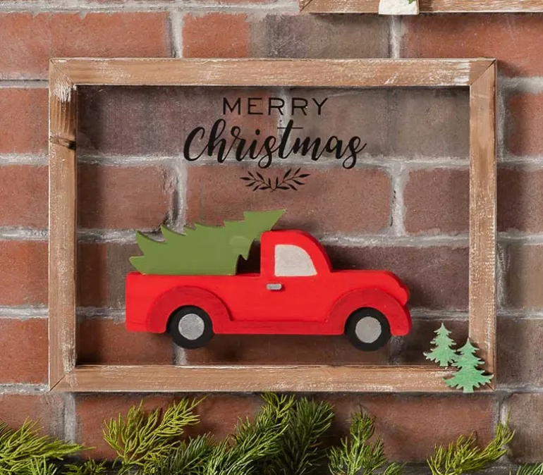 Truck with Tree – 10-inch x 5-inch x .75-inch