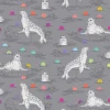 Tula Pink Graywork Beautymark Jaguar Fog