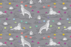 Tula Pink Graywork Disco Poms Whisper