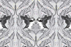 Tula Pink Graywork Seal the Deal Carbon