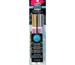 Tulip Fabric Marker Set – 2 Piece – Opaque Metallic
