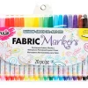 Tulip Permanent Fabric Markers – 20 Piece – Fine Line Assorted Colors