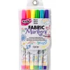 Tulip Permanent Fabric Markers – 6 Piece – Neon
