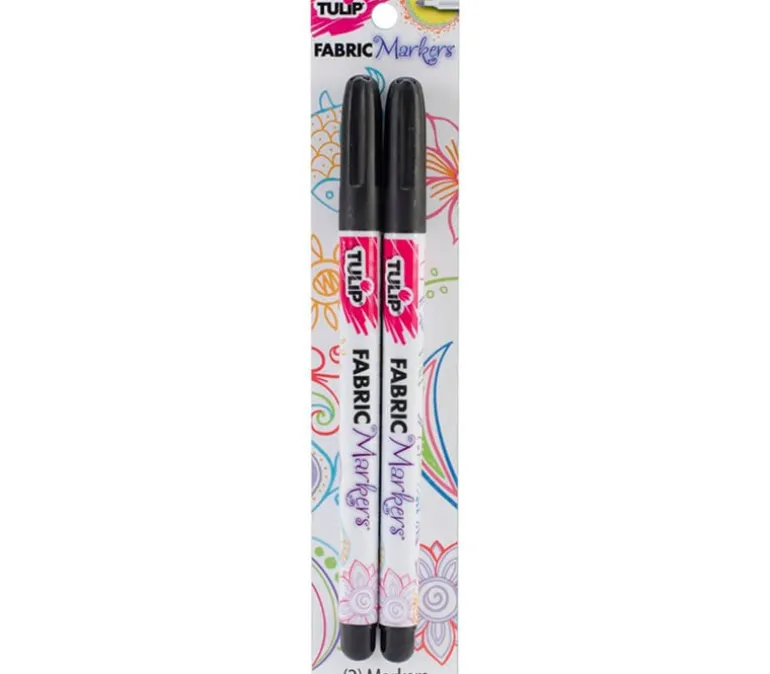 Tulip Write Fabric Marker – 2 Piece – Black