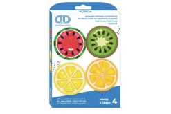 Tutti Frutti Coasters Diamond Painting Kit 4pc