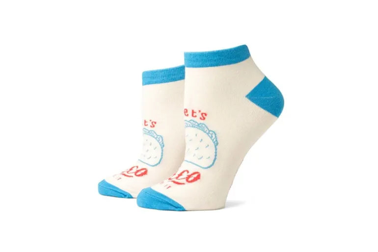Two Left Feet Low Rider Socks – Let’s Taco Bout It