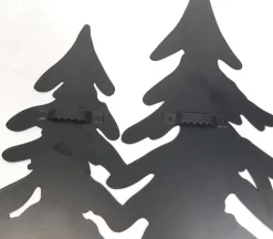 Two Pine Tree Metal Wall Art