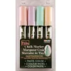 Uchida Bistro Chalk Marker Set – Broad – Pastel – 4 Piece