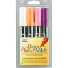 Uchida Bistro Chalk Marker Set – Broad – White Orange Pink Violet – 4 Piece