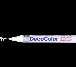 Uchida Marvy Deco Glossy Paint Markers – Broad – White