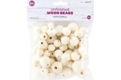 Unfinished Wood Beads – Assorted