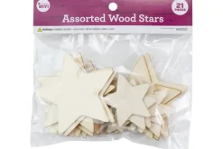 Unfinished Wood Beads – Assorted