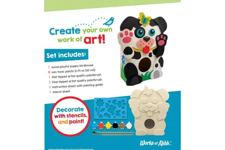 Unicorn – Wood Yarn Wrapping Craft & Paint Kit