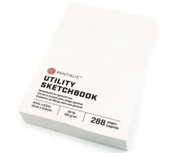 Utility Sketch Book – 8.5-inch x 5.5-inch